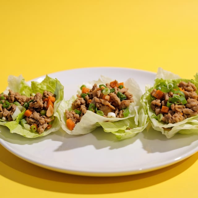 Chicken Lettuce Wrap.